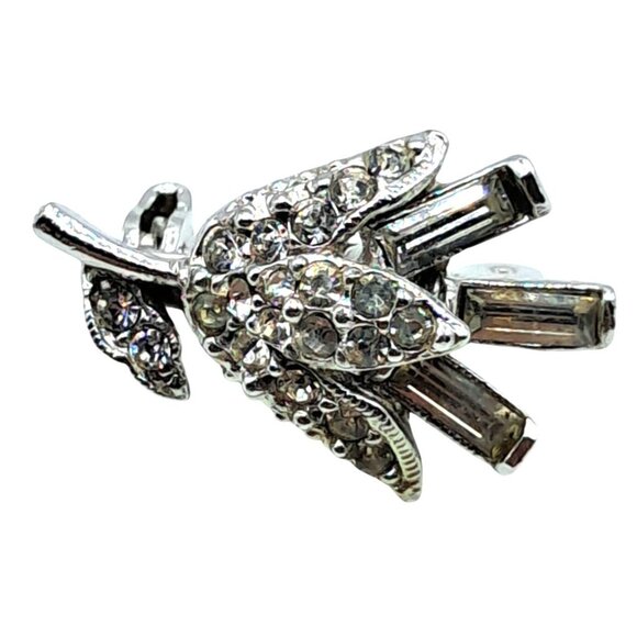 Vintage Rhinestone Brooch Lot of 8 Weiss Coro Parklane Costume Jewelry - Picture 13 of 16